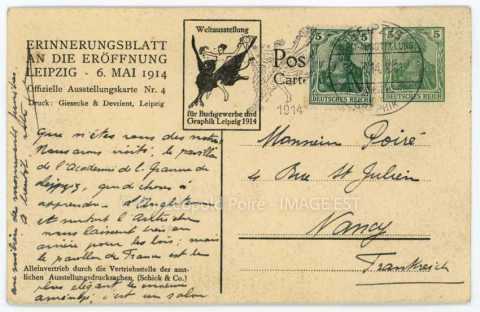 Correspondance à Léopold Poiré (1879-1917) (Leipzig)